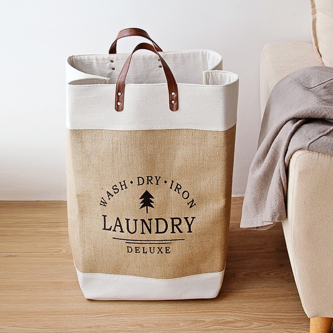 Grand panier à linge pliable en tissu domestique, rangement pour vêtements et jouets, grande capacité