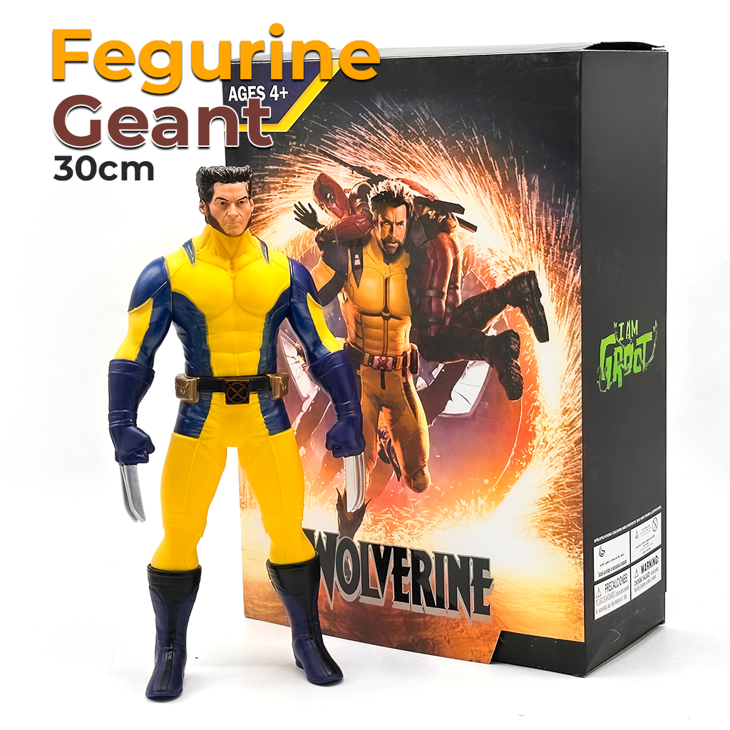 Wolverine Figurine Géant 30cm en PVC