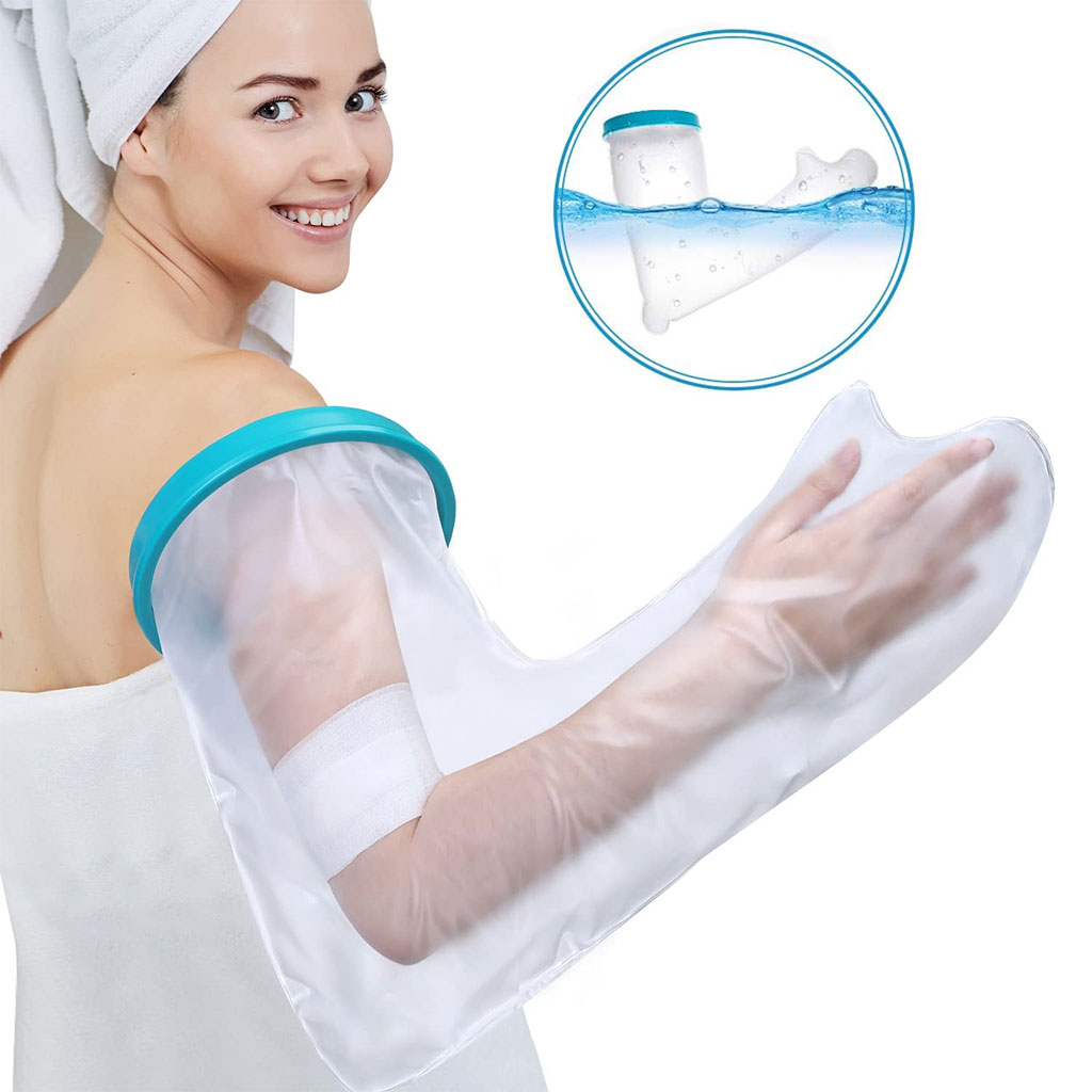 Protège-plâtre imperméable bras complet pour pour adulte – غطاء عازل للمياه لليد المكسولة