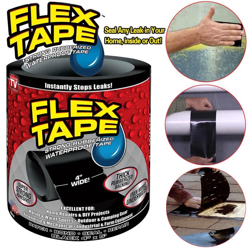 Ruban adhésif étanche Super résistant de 150cm, bande auto-fixante, ruban de réparation de joints, ruban de conduit isolant