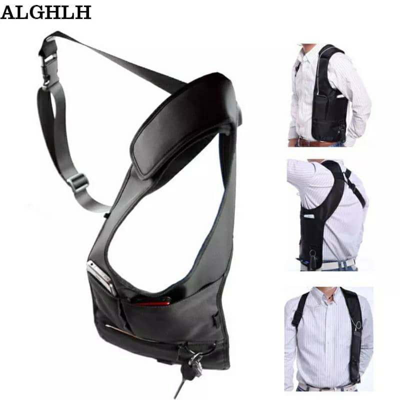 Sacoche  sous-bras Anti-vol Multi-Poche Design Élégant Pour Voyage Quotidien